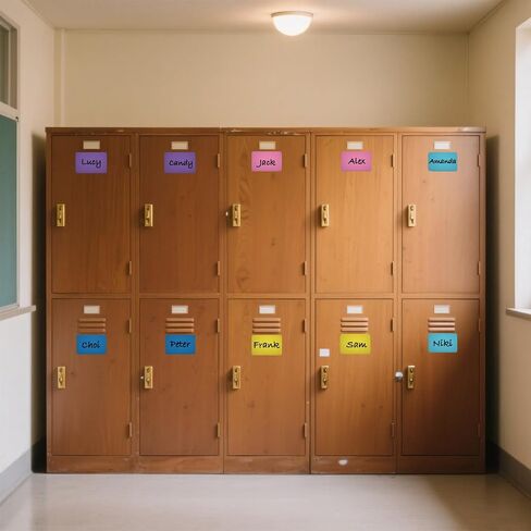 Vuzvuv 500 Pieces Colored Label Sticker in 10 Colors,3 x 1 Inch Self-Adhesive Color Coding Labels for Inventory School Classrooms Offices（Morandi Series） in Kuwait