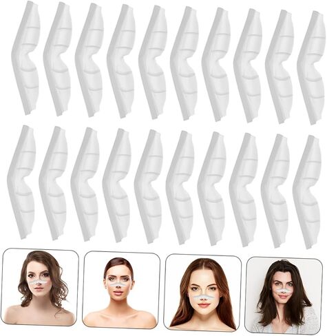 Lurrose 20pcs ضباب ضباب شرائح جسر الأنف للنظارات إكسسوارات قناع القناع غير المنزلق منصات الأنف in Saudi Arabia