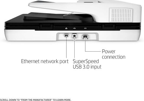 HP ScanJet Pro 4500 FN1 شبكة التعرف الضوئية (متجددة) in Saudi Arabia