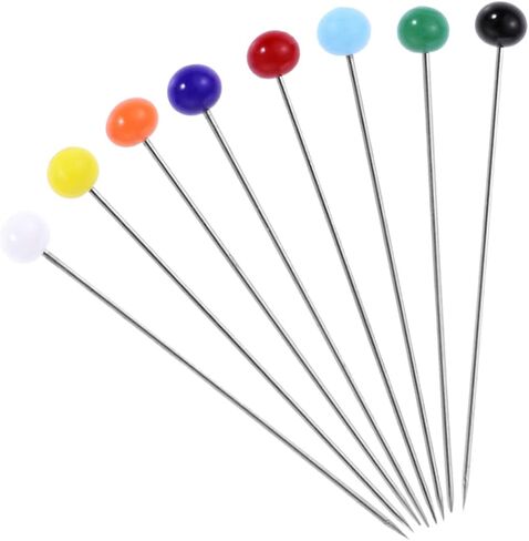 ARTIBETTER 200Pcs Multicolor Glass Head Sewing Pins Head for DIY Crafts Quilting and Projects Durable and for Marking in Saudi Arabia