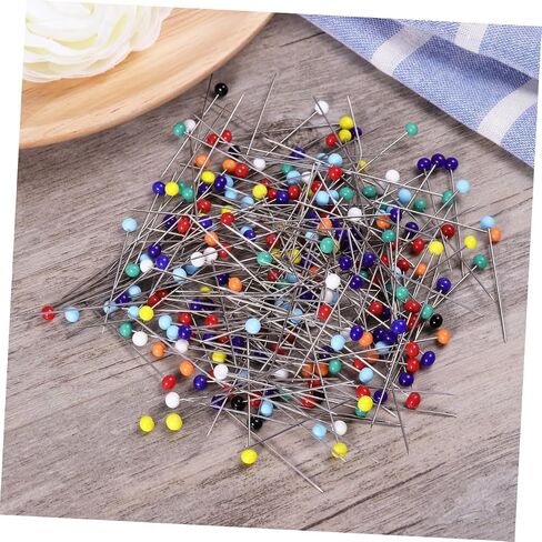 ARTIBETTER 200Pcs Multicolor Glass Head Sewing Pins Head for DIY Crafts Quilting and Projects Durable and for Marking in Saudi Arabia