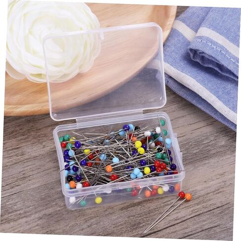 ARTIBETTER 200Pcs Multicolor Glass Head Sewing Pins Head for DIY Crafts Quilting and Projects Durable and for Marking in Saudi Arabia