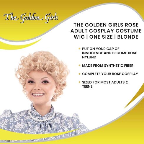 Toynk The Golden Girls Officially Licensed Sophia Costume Cosplay Wig in Saudi Arabia