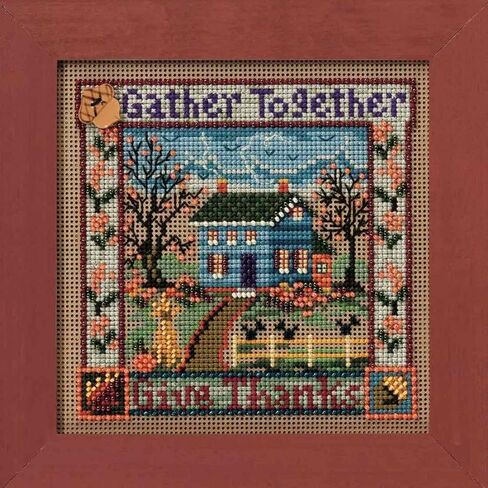 Gather Together Beaded Counted Cross Stitch Kit Mill Hill Buttons & Beads 2010 Autumn MH140202 in Saudi Arabia