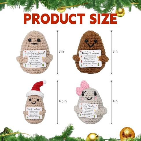 Mini Funny Emotional Support Handmade Positive Crochet Turtle Animals Birthday Gifts Ideas,Creative Cute Knitted Doll Stuffing Desk Home Decor for Friends Women Men Her Him in Saudi Arabia