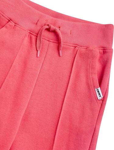 DKNY Girls' Jogger Set - 2 Piece Soft Fleece Athletic Pullover Hooded Sweatshirt and Jogger Sweatpants for Girls (Sizes:7-12) in Kuwait