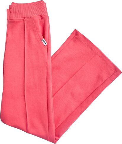 DKNY Girls' Jogger Set - 2 Piece Soft Fleece Athletic Pullover Hooded Sweatshirt and Jogger Sweatpants for Girls (Sizes:7-12) in Kuwait