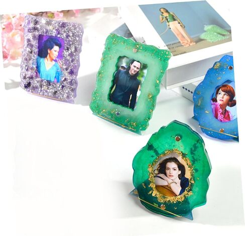 1pc قالب إطار صورة السيليكون للحرف اليدوية الإطار الإبوكسي مرنة صنع قالب لتصميمات مخصصة للفن والمشاريع الإبداعية in Kuwait