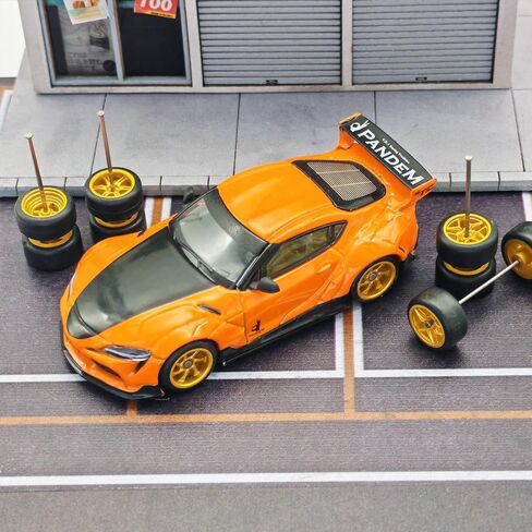 Raaveist 1/64 عجلات وإطارات ، سلسلة RADE RIDE الحقيقية ، لثقافة السيارة ، نفس الفضة الكهربية اللونية ولكن أنماط مختلفة ، 10 مجموعات في حزمة. (الفضة الكهربائية) in Kuwait
