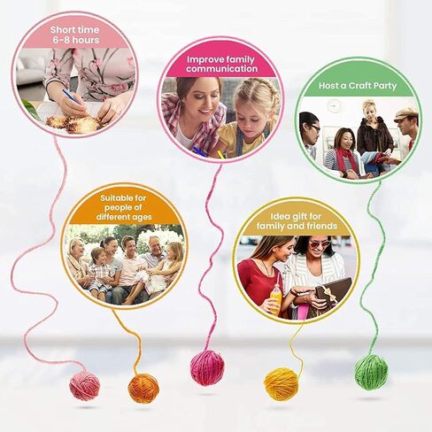 TEZKIM Latch Hook Rug Kits for Adults Kids DIY Christmas Snowman Tapestry Kits with Printed Canvas Doormat Rug Making Kits Needlework Arts Crafts Sewing Carpet Home Decoration 20.5Inch X13.8Inch in Kuwait