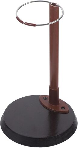 NUOBESTY 1pc Doll Stand Plush Doll Holder Storage Holder Storage Rack Wooden Rack Round Base Display Rack Wood Bracket Practical Doll Bracket Doll Display Stand Children Toy Doll Rack in Saudi Arabia