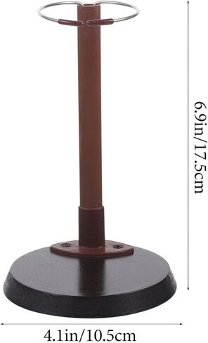 NUOBESTY 1pc Doll Stand Plush Doll Holder Storage Holder Storage Rack Wooden Rack Round Base Display Rack Wood Bracket Practical Doll Bracket Doll Display Stand Children Toy Doll Rack in Saudi Arabia