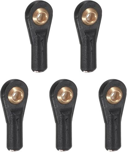 meccanixity m2.2xl26mm 2mm 2mm center hole rc rod plastic rod end link ball join kin jit ball head incoins stering reciage uccaseors for rc crawler car pack of 5 ، Orange in Saudi Arabia
