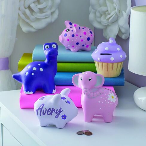 Fun Express 4 "× 3" DIY أبيض الخنزير الأبيض غير المزروع ، 12 قطعة ، الحرف اليدوية للمدرسة ، مدرسة الأحد ، الكنيسة ، المنزل وأعياد الميلاد ، ترسم خاص بك in Kuwait