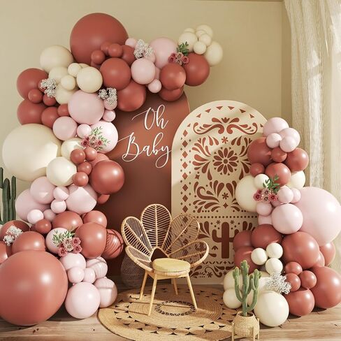 CROSSFINGERS Sage Green White Balloon Garland Arch Kit,145pcs Green Sand White Balloons Different Sizes for Birthday Baby Shower Gender Reveal Bridal Weddings Party Decoration in Kuwait