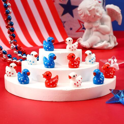 80Pcs Mini Valentines Resin Ducks,Small Little Valentine's Day Red Pink White Heart Tiny Resin Ducks Figures Bulk for Dollhouse Micro Landscape Decor Tabletop Display in Saudi Arabia