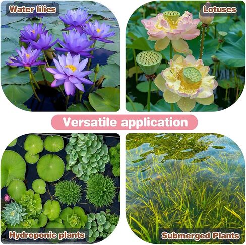 Aquatic Plant Soil & Aquarium Soil, Natural Organic Substrate for Water Plants - Safe for Fish, Nutrient-Rich Clay Base for Lotus & Water Lily (AquaticSoil, 3.3 LBS) in Saudi Arabia