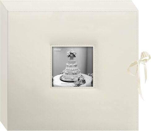 Pioneer 3-Ring Sewn Leatherette Box 13 "x14.5" ، العاج in Saudi Arabia