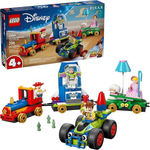 لعبة Lego Disney و Pixar’s Toy Story Celebration Train & RC Toddler Toddler Toy - Sensory and Play Play Building Toy for Preschool Boys and Girls ، Age 4+ - Disney Gift Idea for Mintives - 43264 in Saudi Arabia