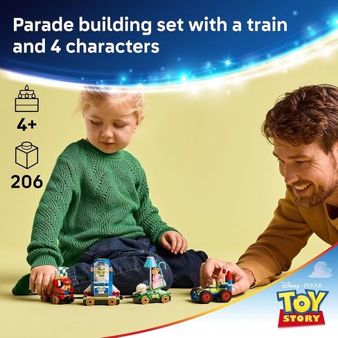 لعبة Lego Disney و Pixar’s Toy Story Celebration Train & RC Toddler Toddler Toy - Sensory and Play Play Building Toy for Preschool Boys and Girls ، Age 4+ - Disney Gift Idea for Mintives - 43264 in Saudi Arabia