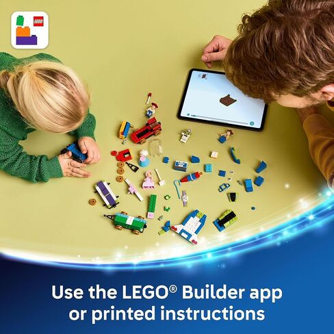 لعبة Lego Disney و Pixar’s Toy Story Celebration Train & RC Toddler Toddler Toy - Sensory and Play Play Building Toy for Preschool Boys and Girls ، Age 4+ - Disney Gift Idea for Mintives - 43264 in Saudi Arabia