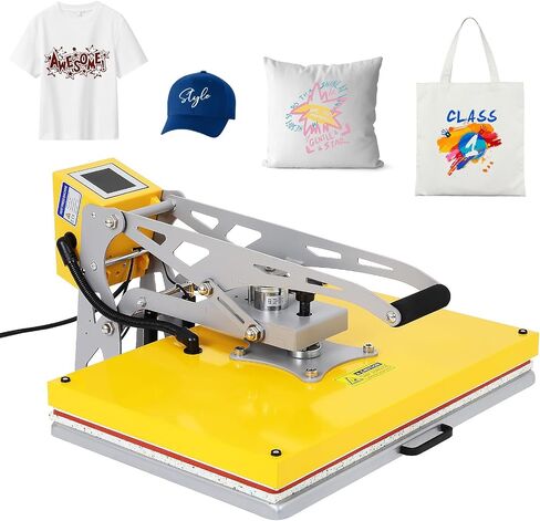 Heat Press Machine 16x24 Inch Slide Out Sublimation Presser Semi-Automatic Heating Printer with Magnetic Lock for T-Shirts, Hats Caps, 110v in Saudi Arabia
