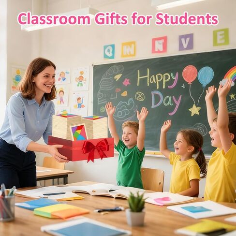12 Pack Tangram Puzzle Wooden Kids Party Party Favors ، Goodie Bags Stuffs for Kids ، Return For Birthday Party ، و Guids Charts Forwards for Students in Saudi Arabia