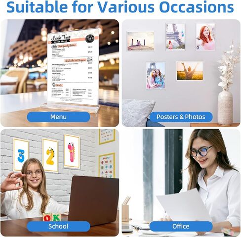 15 Pcs 8.5" x 11" Rigid Print Protectors Clear Document Holder, Hard Plastic Document Photo Sleeves, Birth Certificate Toploaders Protector in Saudi Arabia
