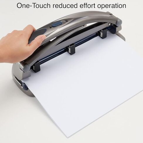 Staples 678950 20268/14824 One-Touch Adjustable 3-Hole Punch 40 Sheet Capacity in Saudi Arabia