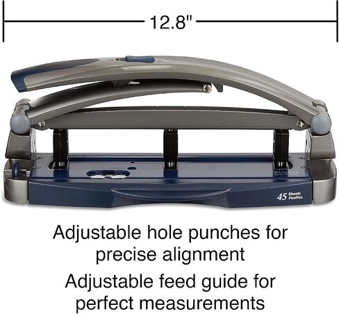 Staples 678950 20268/14824 One-Touch Adjustable 3-Hole Punch 40 Sheet Capacity in Saudi Arabia