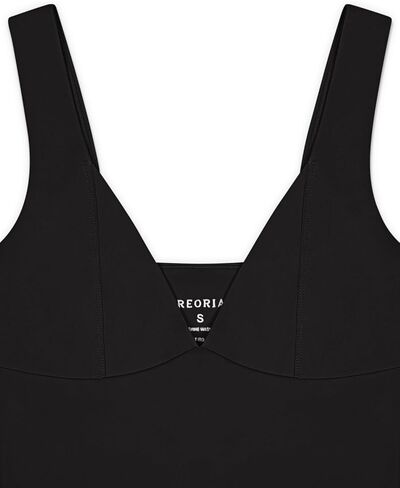 REORIA Women's Summer Sexy Deep V Neck Sleeveless Slim Fit Trendy Y2k Corset Cami Crop Tank Tops in Saudi Arabia