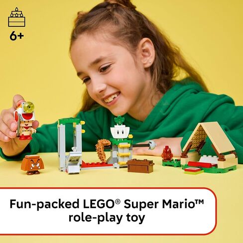 لعبة Lego Super Mario Captain's Toad's Camp Building Toy - Play Play مجموعة للأطفال ، الذين تتراوح أعمارهم بين 6 سنوات - لبنات البناء للفتيان والبنات مع Toad و Goomba و Turnip Toy Toy - فكرة هدية لأعياد الميلاد - 72040 in Saudi Arabia