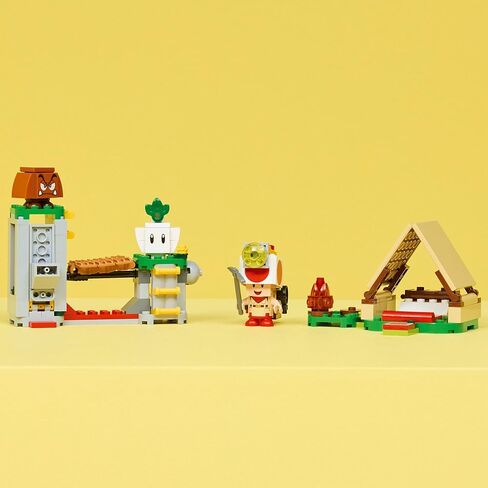 لعبة Lego Super Mario Captain's Toad's Camp Building Toy - Play Play مجموعة للأطفال ، الذين تتراوح أعمارهم بين 6 سنوات - لبنات البناء للفتيان والبنات مع Toad و Goomba و Turnip Toy Toy - فكرة هدية لأعياد الميلاد - 72040 in Saudi Arabia