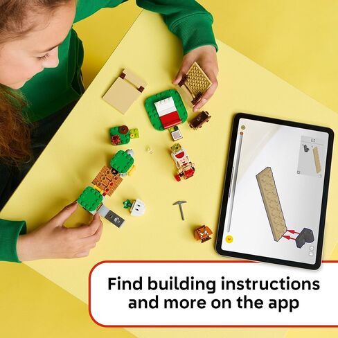 لعبة Lego Super Mario Captain's Toad's Camp Building Toy - Play Play مجموعة للأطفال ، الذين تتراوح أعمارهم بين 6 سنوات - لبنات البناء للفتيان والبنات مع Toad و Goomba و Turnip Toy Toy - فكرة هدية لأعياد الميلاد - 72040 in Saudi Arabia