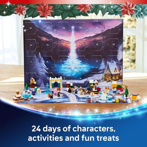 Lego Disney Frozen Advent Calendar 2025 Kids Toy - العد التنازلي العد التنازلي للبنين والبنات ، الأعمار 5+ - Ana & Elsa Minidolls والمفاجآت القابلة للبناء - ديزني الأميرة هدية لعيد الميلاد - 43273 in Saudi Arabia