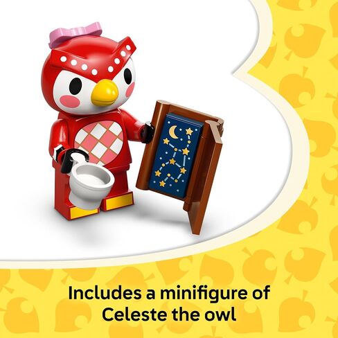Lego Animal Crossing Stargazing مع لعبة Celeste Building Toy - لعبة عبور الحيوانات و playet للأطفال والفتيات والفتيان ، الذين تتراوح أعمارهم بين 6+ - تظاهر فكرة هدية لأعياد الميلاد - 77053 in Saudi Arabia