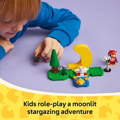 Lego Animal Crossing Stargazing مع لعبة Celeste Building Toy - لعبة عبور الحيوانات و playet للأطفال والفتيات والفتيان ، الذين تتراوح أعمارهم بين 6+ - تظاهر فكرة هدية لأعياد الميلاد - 77053 in Saudi Arabia