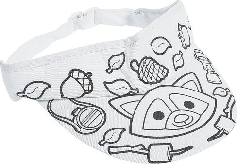 Fun Express Color الخاص بك Camp Visor 1 DZ - الحرف اليدوية للأطفال وأنشطة منزلية ممتع in Saudi Arabia