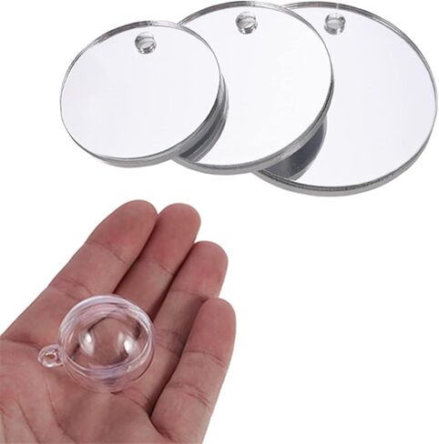 1 Set 7cm Betta Fish Training Mirror, Aquarium Exercise,for Tank Fish Antidepressant Work Out 7cm Special for Betta Fitness Mirror Betta Mirror Aquarium Decor in Saudi Arabia