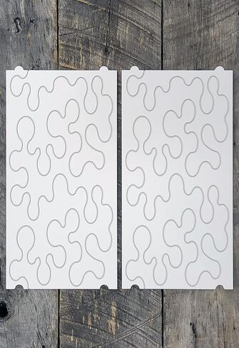 Groovy Patterns All in Stipple Patchwork Quilt Pattern - Long Arm Board Sewing Patterns - Quilting Templates Sewing Supplies in Saudi Arabia