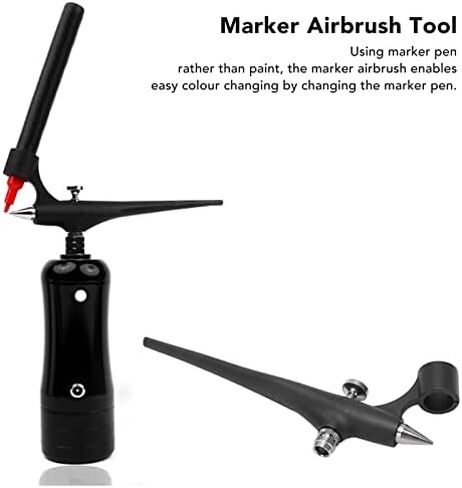 Marker Airbrush Sprayer Fine and Even Spraying Portable Marker Airbrush Model Coloring Tools with Adapter Connector in Saudi Arabia