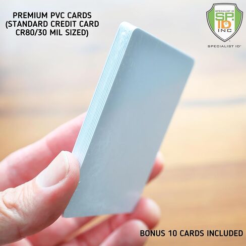 2 Pack - Magicard MC300YMCKO/2 Dye Film for 300 Series ID Card Printer - 300 Print MagicCard YMCKO Full Color Printer Ribbon and Cleaning Spool with 20 Specialist ID Test Cards in Saudi Arabia