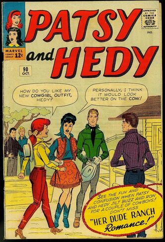 Patsy and Hedy #90 Paper Dolls Fashions 1963 Marvel G/VG in Saudi Arabia