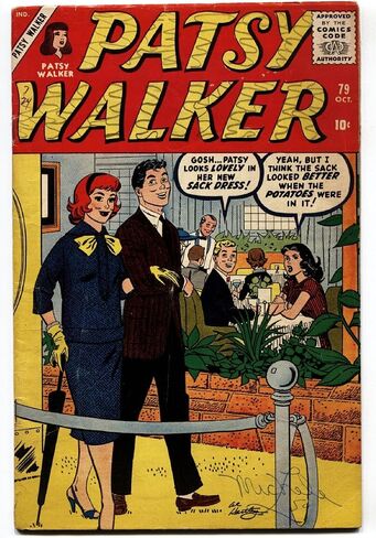 Patsy Walker #79 comic book 1958-Marvel-paper-dolls-elusive issue in Saudi Arabia