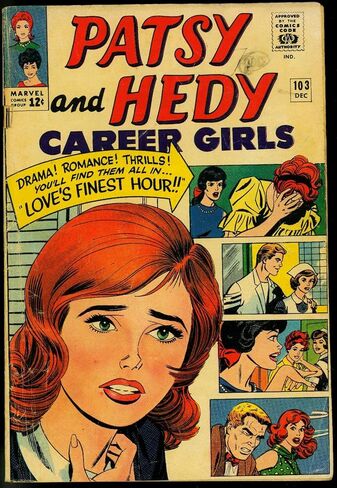 PATSY AND HEDY #103 PAPER DOLLS FASHIONS 1965 MARVEL VG in Saudi Arabia