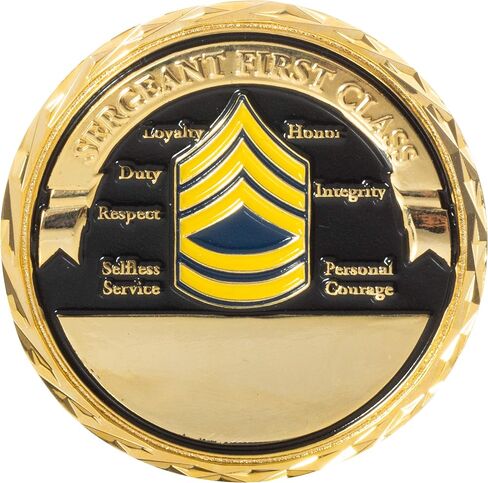 United States Army Sergeant First Class Non-Commissioned Officer Rank Challenge Coin in Kuwait