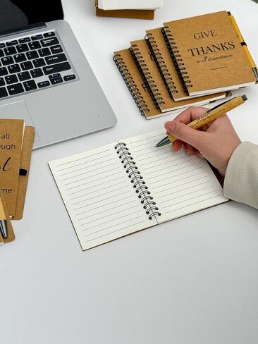 20pcs/10sets Bulk Christian Gift Spiral Notebooks with Bible Bamboo Pen Prayer Journal for School Office Believers Staff Inspirational Diary Mini Notepad Mother's Day Gift Inspirational Thank You Set in Saudi Arabia