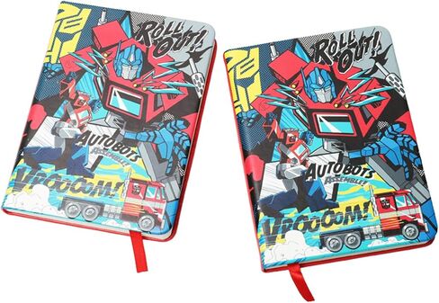 YOLOPARK Transformers G1 Official Notebook Set - Pack of 2, 10.5x14.5cm Premium Journals for Collectors and Fans in Saudi Arabia