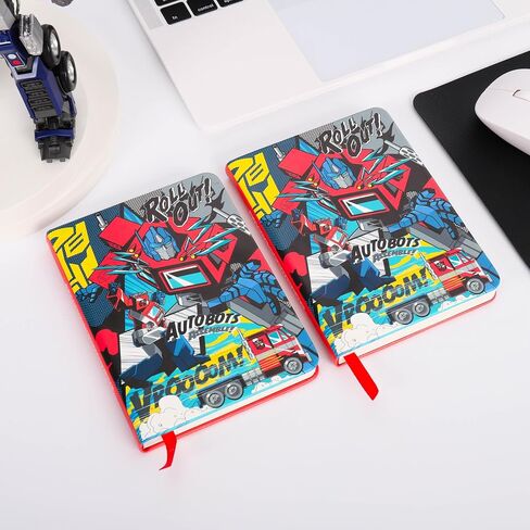 YOLOPARK Transformers G1 Official Notebook Set - Pack of 2, 10.5x14.5cm Premium Journals for Collectors and Fans in Saudi Arabia