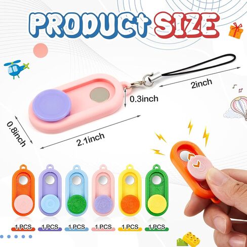 6 Pcs Magnetic Fidget Slider Toys Stress Relief Fidget Adults 3D Printed Magnetic Haptic Sensory Toys for Anxiety ADHD Autistic for Classroom Prize Travel, Children Teens Gift in Saudi Arabia